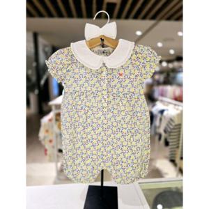 [블루독베이비] 25 SS(YE)미니 레몬 우주복(4531360105)백일 돌 선물 멜빵 유아 여름 이모 조카 (453136010