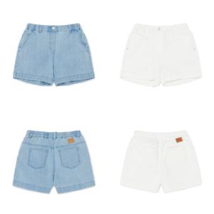 내셔널지오그래픽키즈 K252GHP010 키즈 여아 3부 데님 반바지