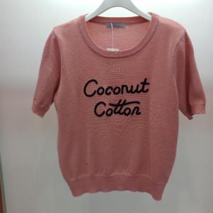 Latium HC06 숏짧은 코코넛 깔끔한 기본 라운드 반팔 니트티 T2523sw14P