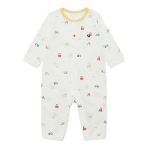 [블루독베이비8] SS25 뛰뛰빵빵포켓우주복 HJ (4517004105) (BLUEDOG BABY 유아 출산 백일 선물 도트 강아