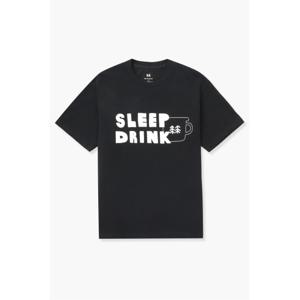 코오롱스포츠  남녀공용 그래픽 티셔츠 (SLEEP DRINK) JWTCM24801BLK