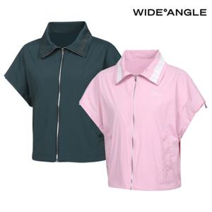 [와이드앵글] WWM24651 여성 CO 루즈핏 크롭 베스트