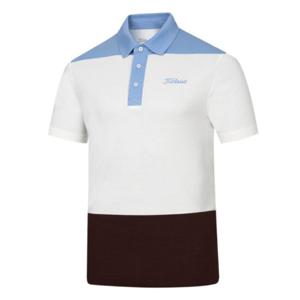 타이틀리스트골프반팔티 CQK TLPMS2218-61 COLOR BLOCK POLO SHIRT