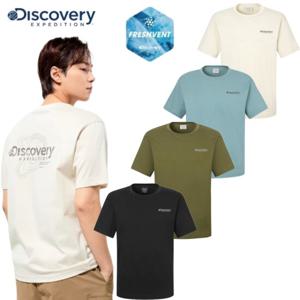 디스커버리  DXRS8C053 프레시벤트 로고 등고선 반팔티셔츠 (DXRS8C053)