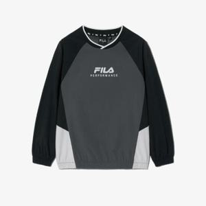[휠라키즈]PF 와셔 경량 우븐 맨투맨 (FK2WTG3301M_BLK) .