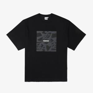휠라반팔티 TQJ FS2RSF2136X-BLK 인터내셔널 그래픽 반팔티