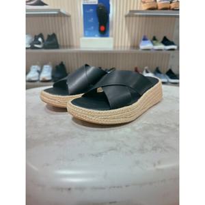 [FITFLOP][F-모드] FFSO5E240BK 25S S 에스파듀 레더 블랙 여성 플랫폼 슬라이드