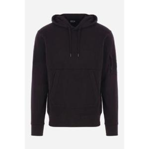 C.P. COMPANY Lens hoodie in jersey 18CMSS024A005086W999