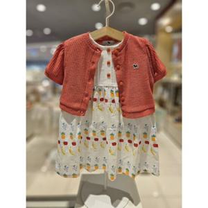 블루독베이비[hu] 25.SS (CR)과일볼레로세트드레스 45314-400-04유아원피스 여름원피스 여아드레스 스커트