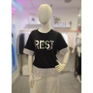 수스 세이브존03 배색 스트링 티셔츠 S252BTS479SM