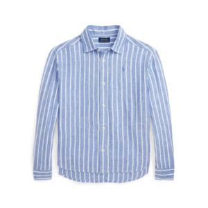 키즈 랄프 로렌 셔츠 313934722 001 BLUE WHITE
