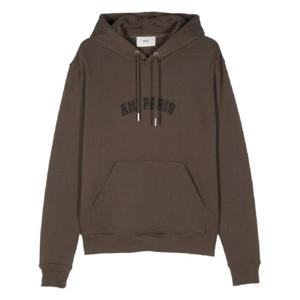 AMI Paris 로고 프린트 코튼 후디 H24USW247730