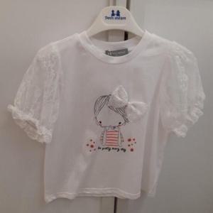 TALENTKIDS (쁘띠앙팡) HC24 플로큐트걸티셔츠 PCX33GBL33