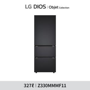 (25년형) 1등급 LG 디오스 오브제 327리터 김치냉장고 Z330MMMF11