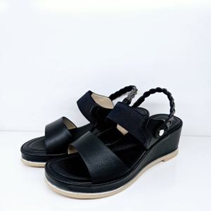 [엘칸토]천연 소가죽 여성 2-WAY 웨지 샌들 (6CM) LCWW47U526-59