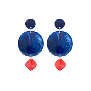 엠포리오 아르마니 이어링 EW001811 AF15508 MB164 NAVY RED