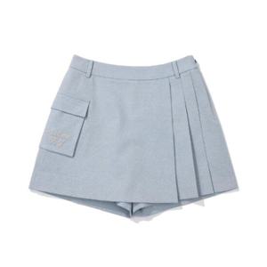 말본골프스커트 KQJ M5222PHP31SBL 아웃 포켓 플리츠 스코트 SKY BLUE