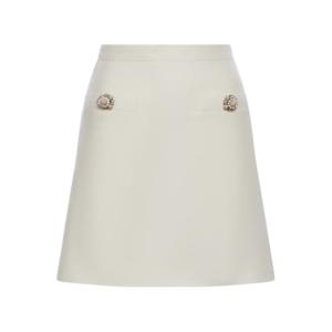 발렌티노 가라바니 숏 스커트 6B3RACH71CFA03 IVORY Beige