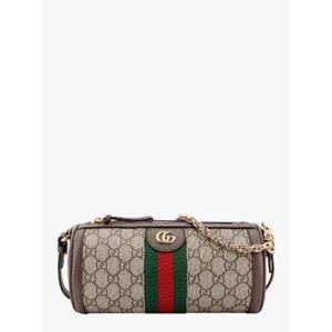 GUCCI Gg supreme fabric shoulder bag with iconic web detail 79519496IWG