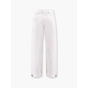 DIOR White denim jeans with Used effect 912P01A3322