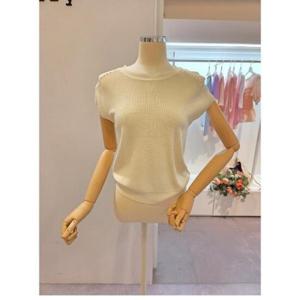 클리지 CP4WKT22 도트 포인트 민소매 티셔츠