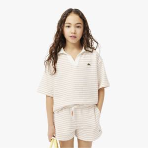 라코스테 공식 키즈 썸머 스트라이프 폴로 PJ8500-55G CKI