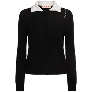 마르니 컨트라스트 컬러 카라 카디건 81I-1KI010