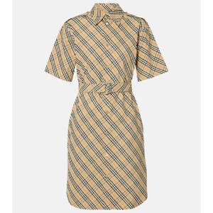 버버리 Burberry Check 코튼 셔츠 드레스 P01044416