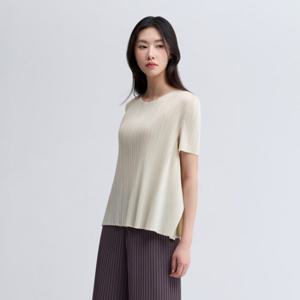 [플리츠미][플리츠미] 플레어 와이드 티셔츠_EPTSM025018