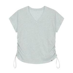 [르샵] V넥 밑단 스트링 반팔 티셔츠 L2F25JTS190