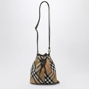 BURBERRY Small bucket with shoulder strap Check 8093804159199/Q_BURBE-B9368