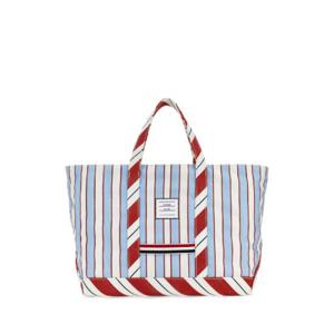 THOM BROWNE 프린트 캔버스 미디엄 핸드백 UAG070FF0216 451