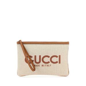 GUCCI Sand canvas pouch 777165FACUL 8451