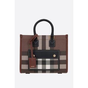BURBERRY Freya coated canvas tote 8069661A9011