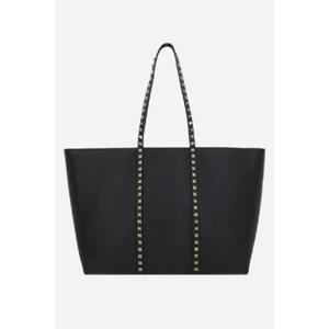 VALENTINO GARAVANI 그레인 가죽 소재의 Rockstud 토트백 6W2B0R04VSF0NO