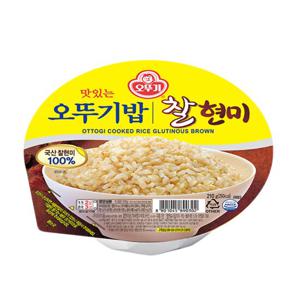 맛있는 오뚜기밥 찰현미 210g 12개