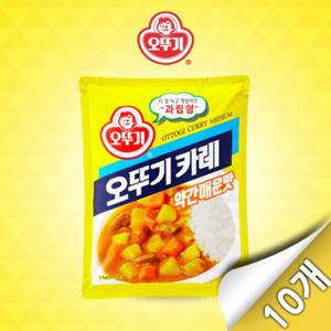 [오뚜기]오뚜기 카레 약간 매운맛 1KG x 10개