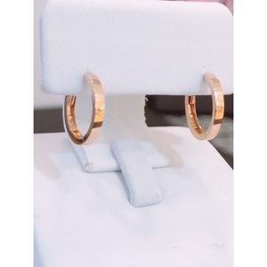 미니골드 14K 미듐심플 링귀걸이(12mm) ECPM4070