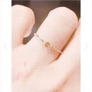 미니골드 14K 볼 체인 반지 (중) RRTM4141
