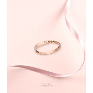 로이드 LRS19049G 이니셜 14K 반지