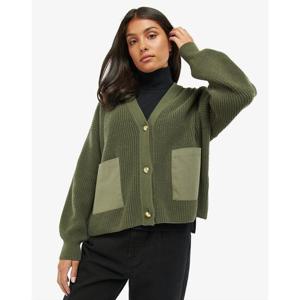 바버 23SS 품절임박여성 올리브 B.Intl Jensons 가디건 URSW3E301E2