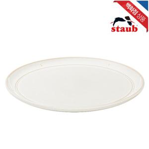 [스타우브]세라믹 부쏠 플레이트 접시 28cm 화이트 (ST40501-49