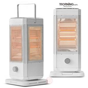 대웅모닝컴 고효율 오방향 발터치 전기 히터 DWH-7700W 사무실 가정용 화장실 난로 난방기 스토브