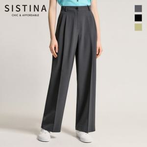 [SISTINA] 인기 핀턱 롱 와이드 셋업 팬츠_AWSSLO11040