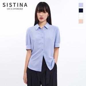 [SISTINA] 인기 미니멀 퍼프 슬리브 셔츠_AWWSTO21510