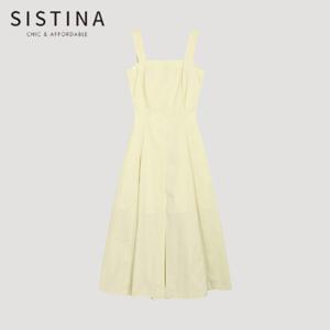 [SISTINA] 인기 슬리브리스 플레어 원피스_AWWOPO21270_LY