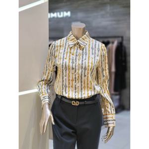 [미니멈] 체인 프린트 블라우스 MXAAWB1230