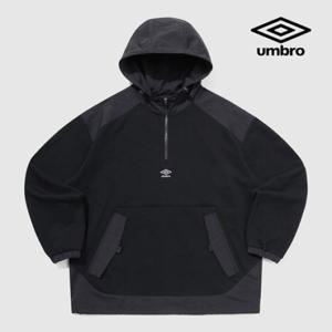 [엄브로] 웨이파인더 우븐BIT 니트 후드 티셔츠 UQ121CHD13 BLK