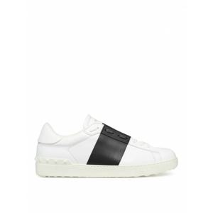 [VALENTINO] 여성 트레이너 레더 오픈 스니커즈 위드 밴드 2W2S0781BLUA01 화이트 /8