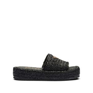 프라다 뮬 슬리퍼 1XZ761F03570N black